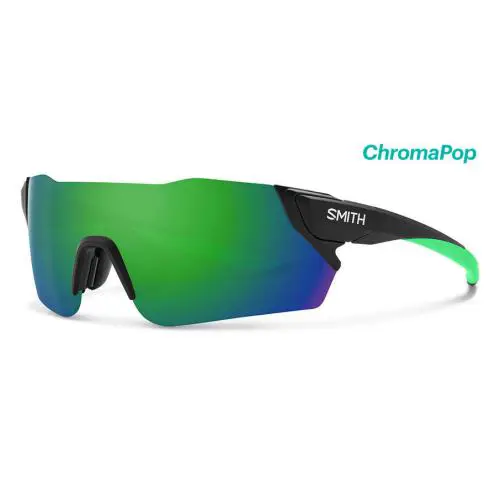 Smith Attack Matte Black Reactor / Chromapop Sun Green Mirror Atcmgmmbr