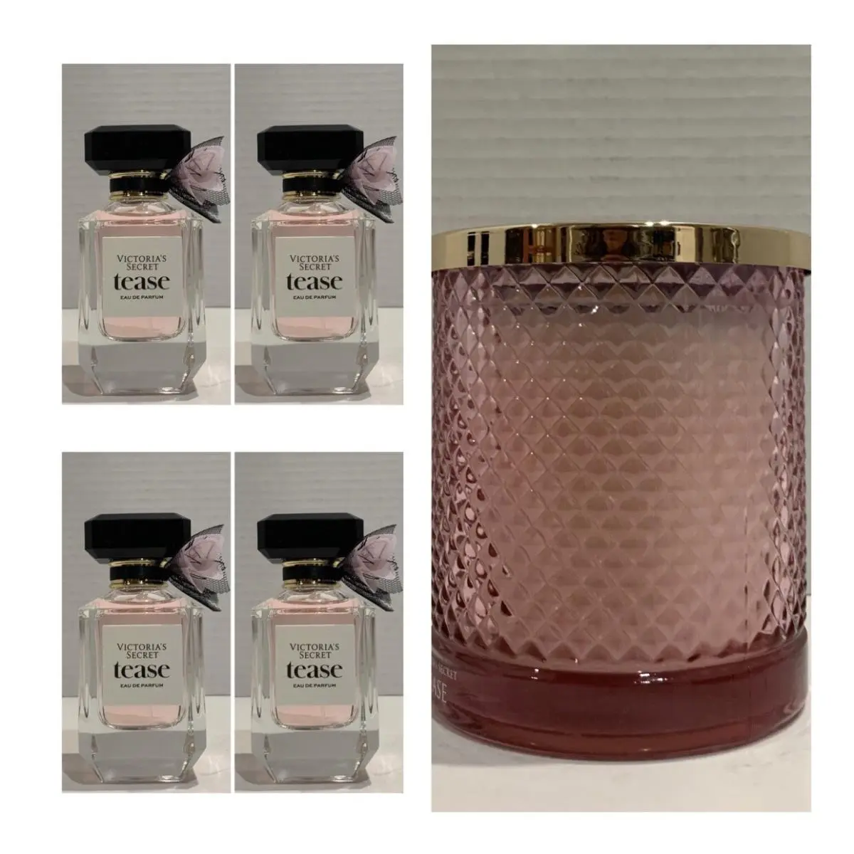 Victoria`s Secret Tease Eau de Parfum 1.7 Fl.oz. 4 and Fine Fragrance Candle by Victoria's Secret