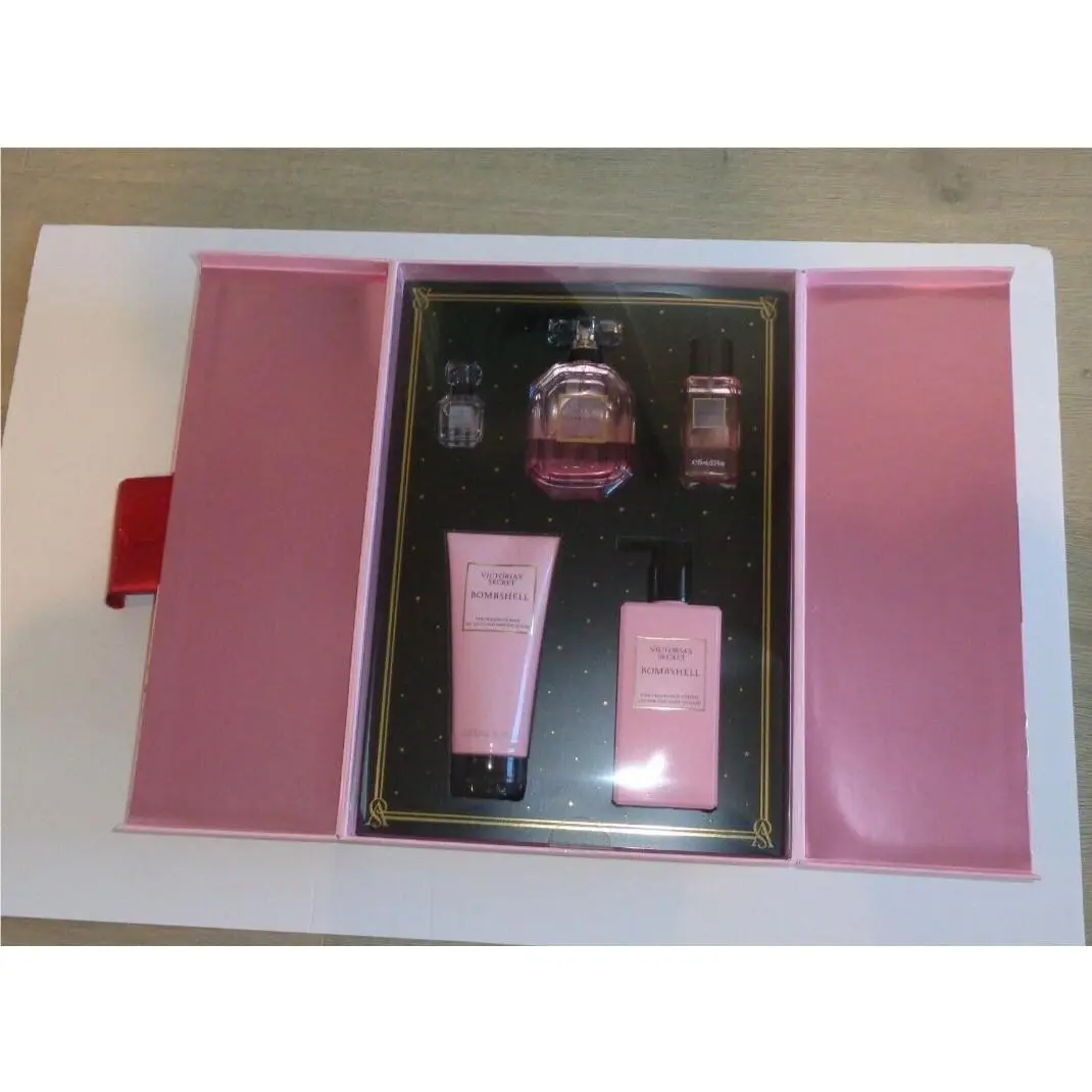 Victoria`s Secret Bombshell Eau de Parfum 5 Piece Gift Set: 3.4 Oz. Mini Eau d by Victoria's Secret
