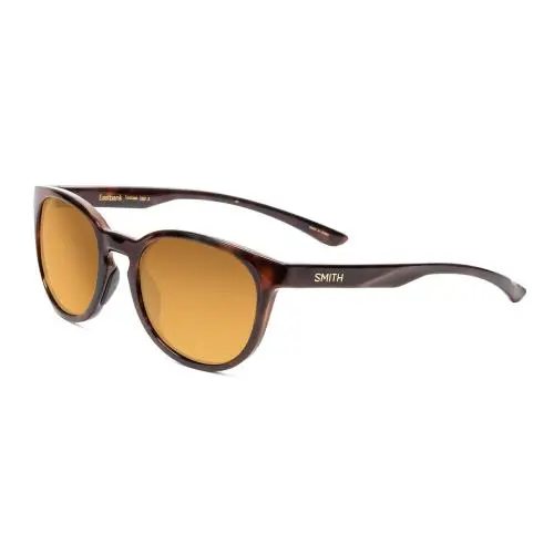 Smith Eastbank Round Sunglasses Tortoise Havana Brown Gold Carbonic Brown 52mm by Smith Optics