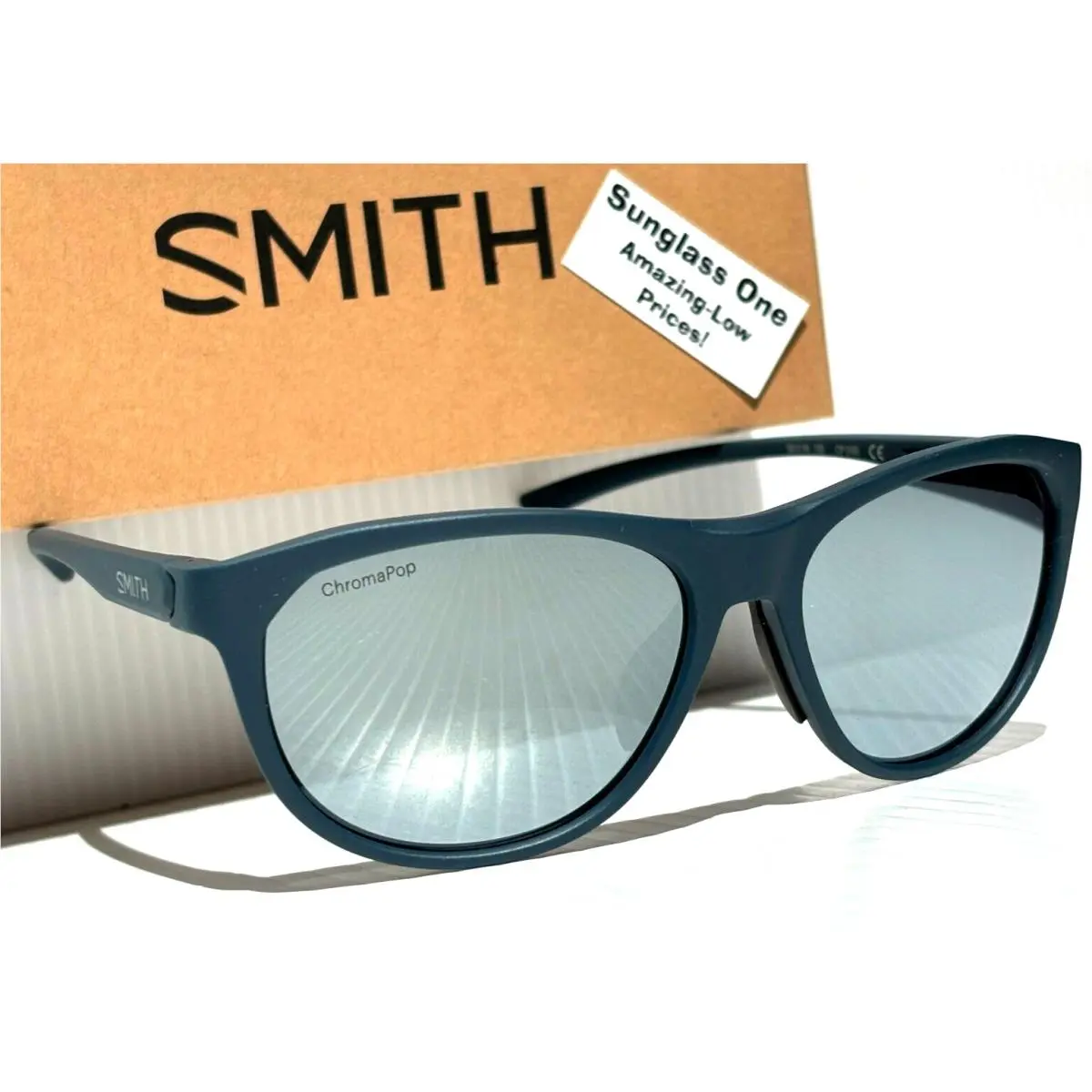 Smith Optics Uproar Matte Iron Chromapop Silver Mirror Lens Sunglass Fll