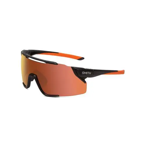 Smith Attack Mag Mtb Rimless Sunglasses Black Cinder/cp Red Mirror/amber 172 mm - Frame: Multicolor, Lens: Multicolor