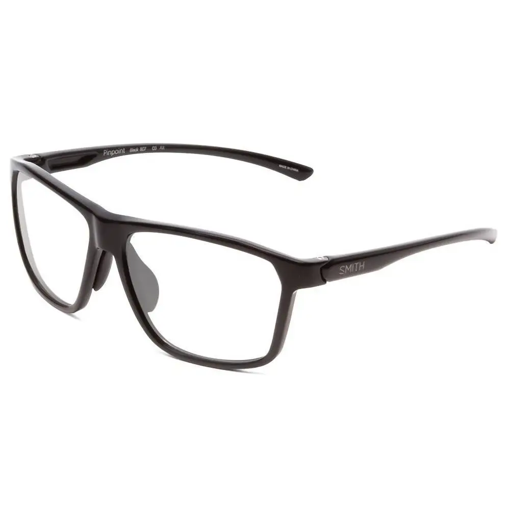Smith Pinpoint Square Sunglasses Black W/photochromic Clear To Gray Lenses 59 mm