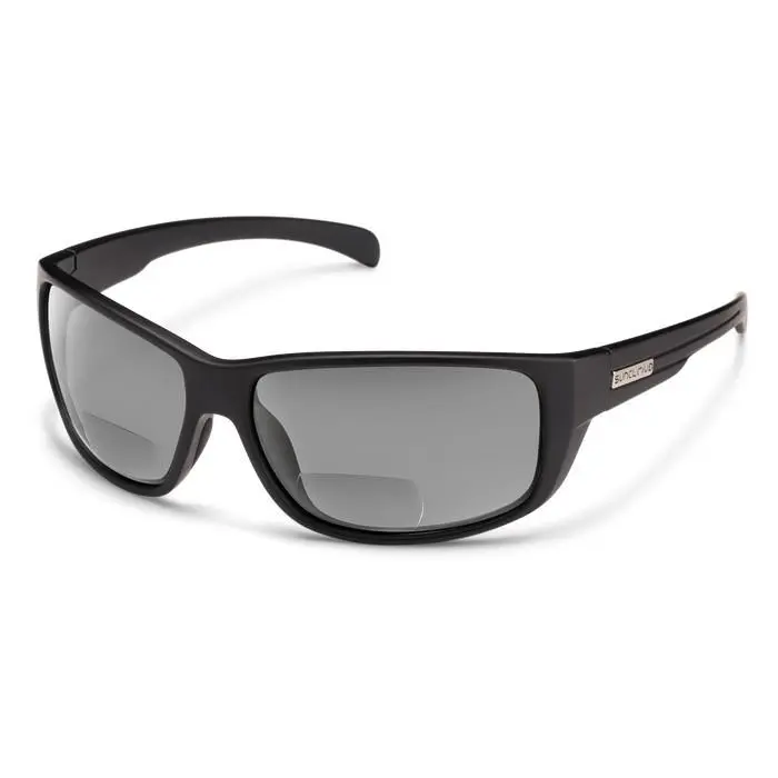Suncloud Milestone Reader Sunglasses - 1.50 - Matte Black - Polarized Gray by Smith Optics