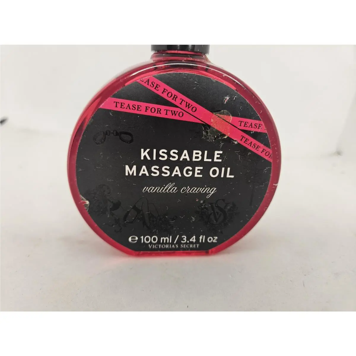 Victorias Secret Vanilla Craving Tease For Two Kissable Massage Oil 3.4 oz