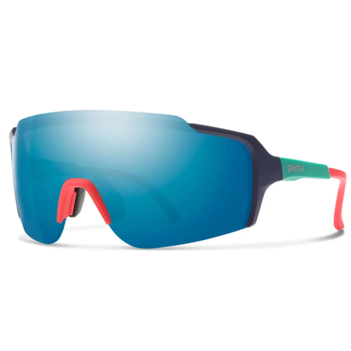 Smith Flywheel Sunglasses-matte Deep Ink-chromapop Blue Mirror Lens by Smith Optics
