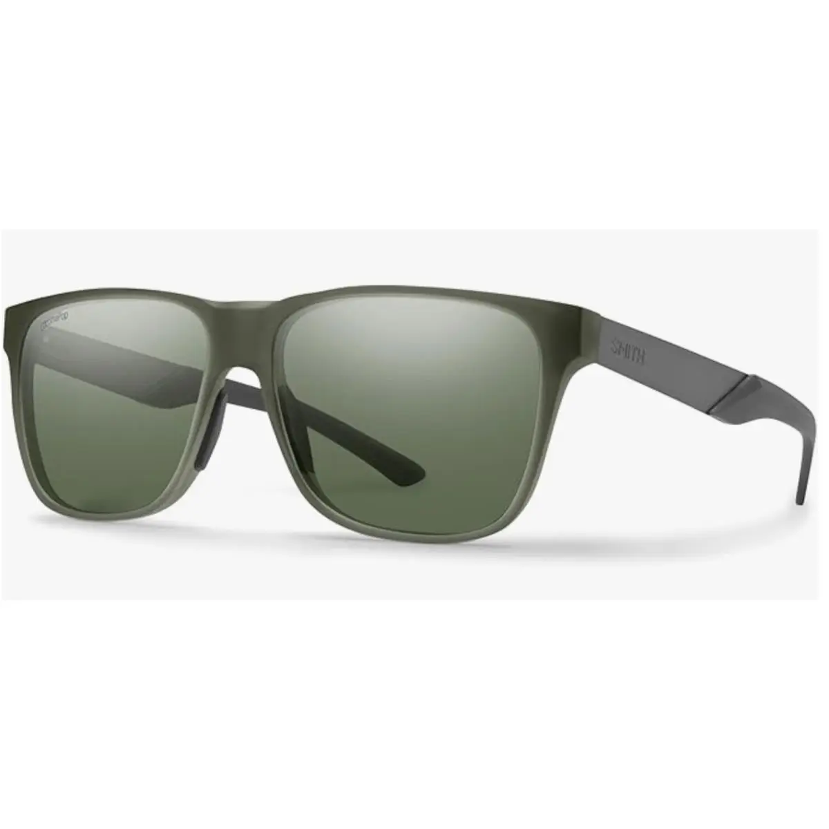Smith Lowdown Steel Sunglasses-matte Moss Crystal-cp Polarized Gray Green