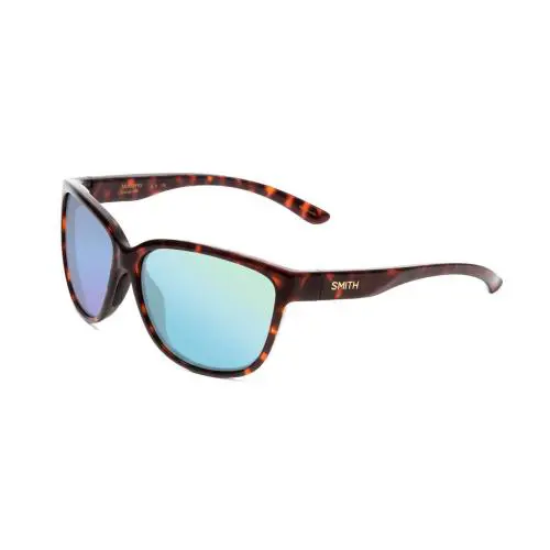 Smith Monterey Cateye Sunglasses Tortoise Chromapop Green Mirror Polarized Glass - Frame: Multicolor, Lens: Multicolor