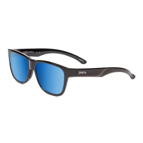 Smith Lowdown Slim 2 Sunglasses Gloss Black/chromapop Polarized Blue Mirror 53mm - Frame: Multicolor, Lens: Multicolor