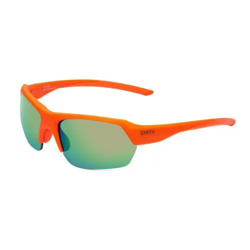 Smith Optics Tempo Unisex Wrap Sunglasses in Matte Red Rock/polarized Green 62mm - Frame: Multicolor, Lens: Multicolor