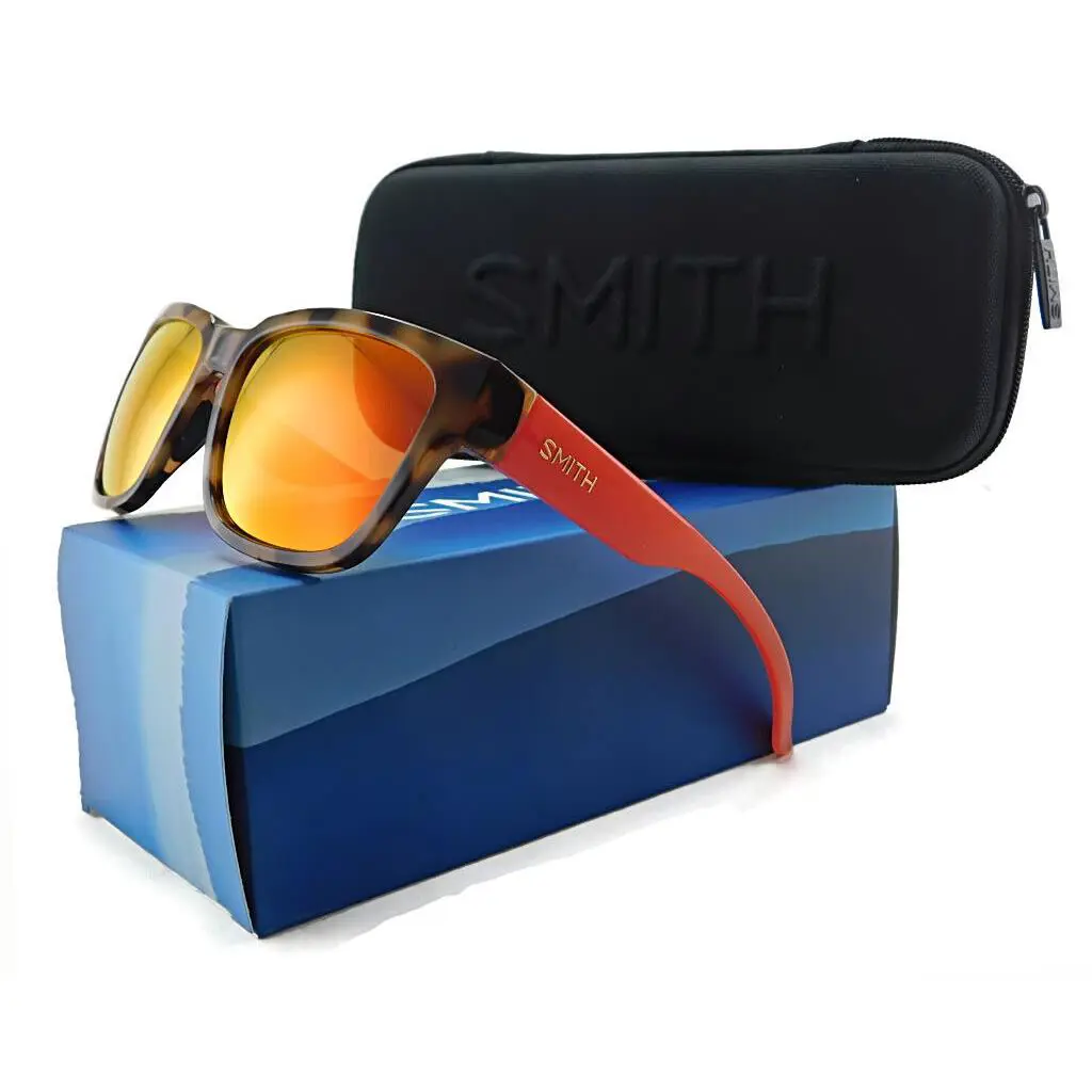 Smith Ember Women`s Sunglasses Havana Red / Chromapop Red Multilayer Lens by Smith Optics