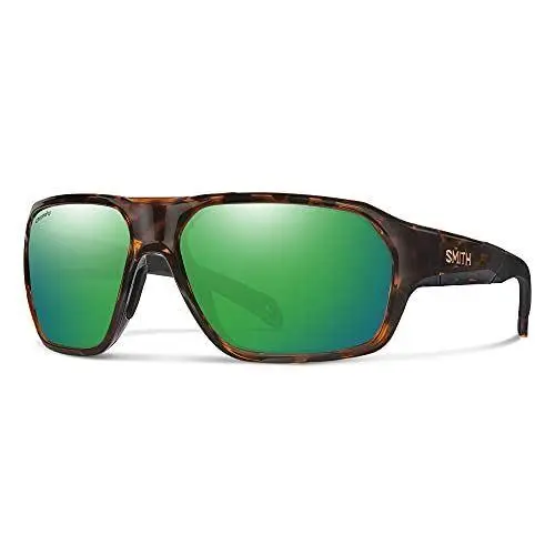Deckboss Sunglasses Tortoise/chromapop Glass Polarized Green Mirror by Smith Optics