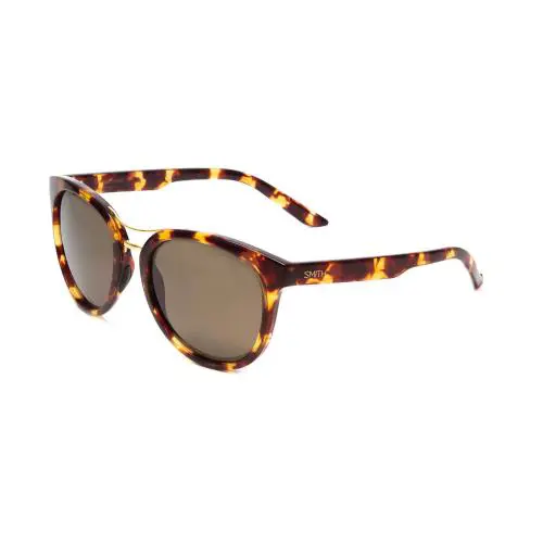 Smith Bridgetown-MY3 Womens Sunglasses Tortoise Gold Polarized Grey Green 54mm by Smith Optics