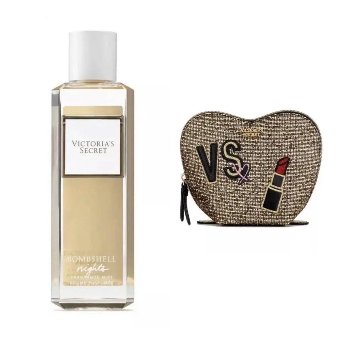 Victoria`s Secret Bombshell Nights Fragrance Mist and Beauty Bag by Victoria's Secret