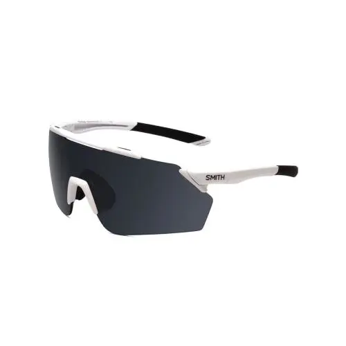 Smith Ruckus Pivlock Wrap .5-Rimless Sunglasses Matte White/cp Black Rose 135 mm - Frame: White, Lens: Multicolor