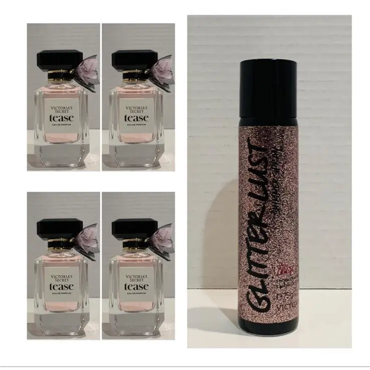 Victoria`s Secret Tease Eau de Parfum 1.7 Fl.oz 4 and Shimmer Spray by Victoria's Secret