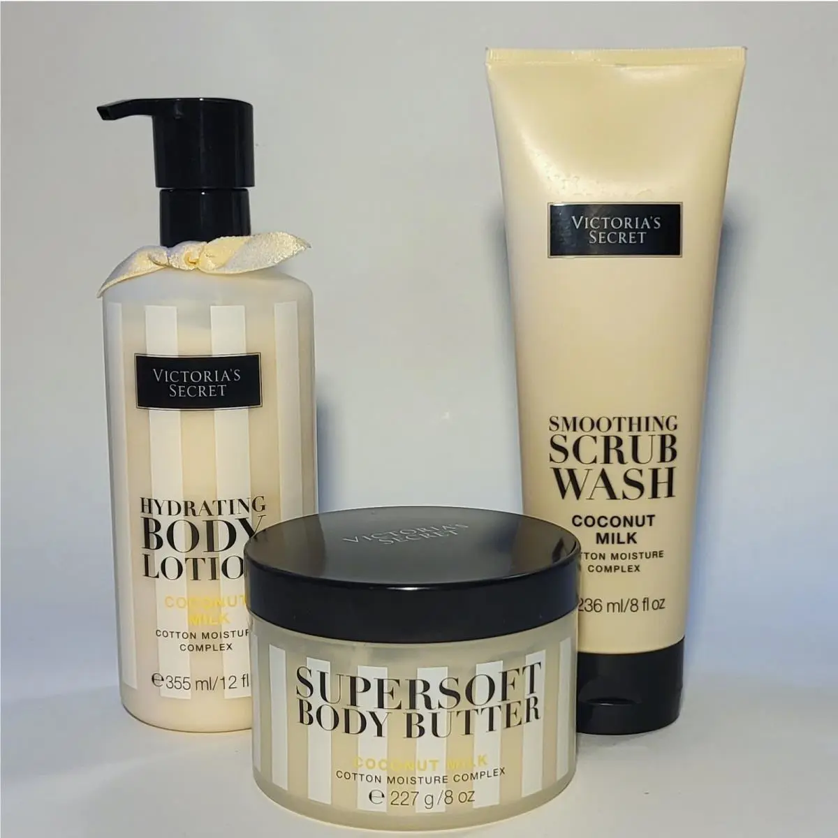 Victoria`s Secret Coconut Milk Full Size Body Mist Body Shower Gel Body Butter