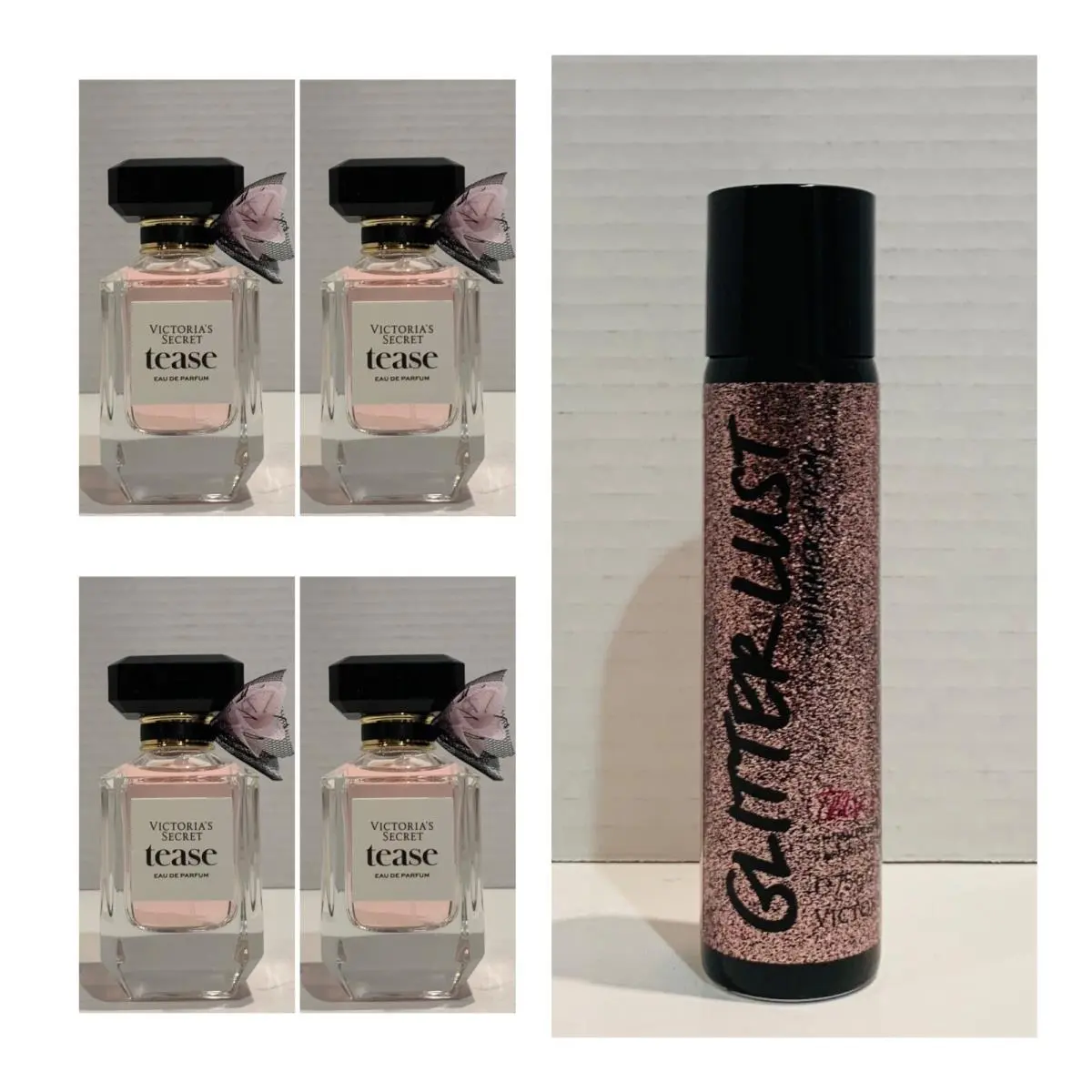 Victoria`s Secret Tease Eau de Parfum 1.7 Fl.oz. 4 and Shimmer Spray by Victoria's Secret