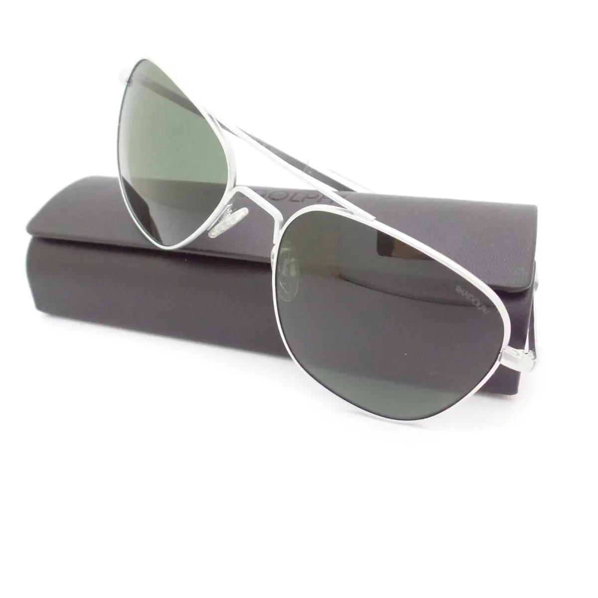 Randolph Engineering Aviator Matte Chrome Bayonet Agx Sunglasses 52/20/140 AF036