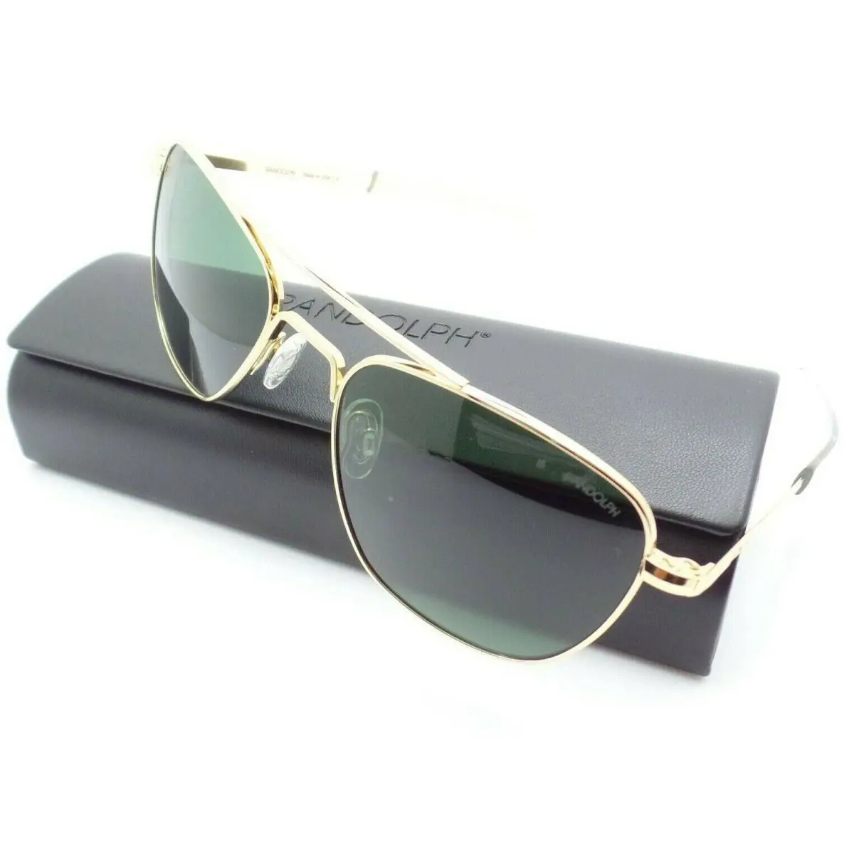 Randolph Engineering Aviator Gold Bayonet Agx Usa Sunglasses 52mm AF006