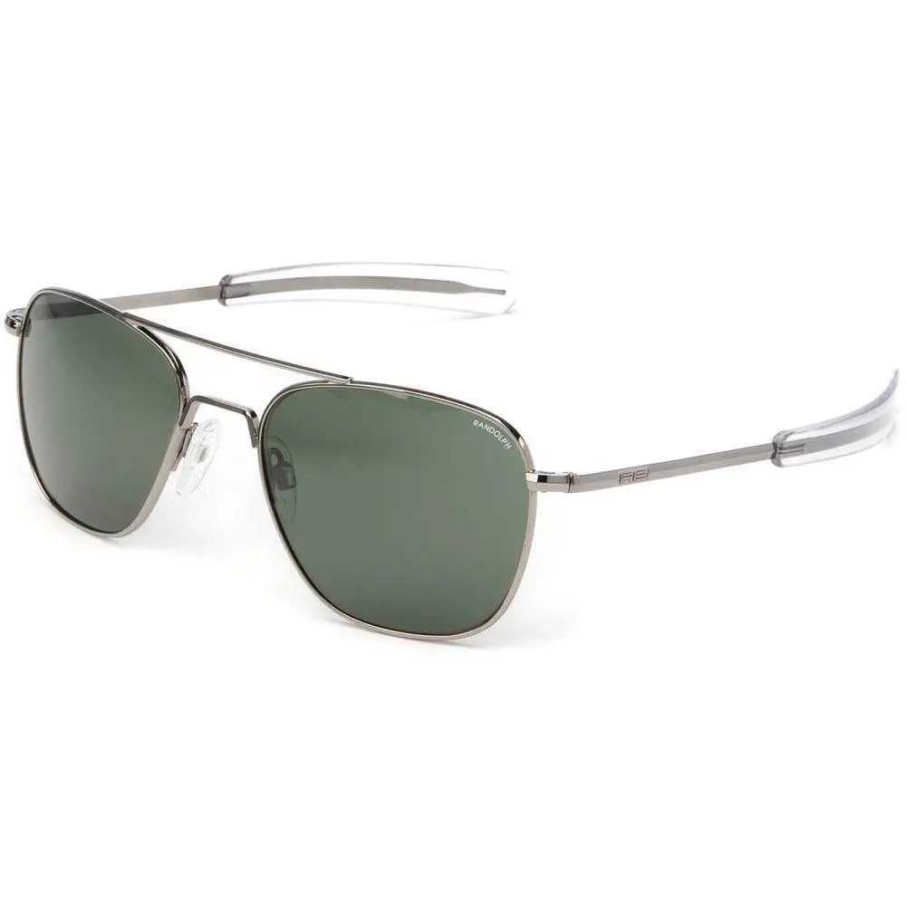 Engineering Aviator Gunmetal Sunglasses AGX by Randolph