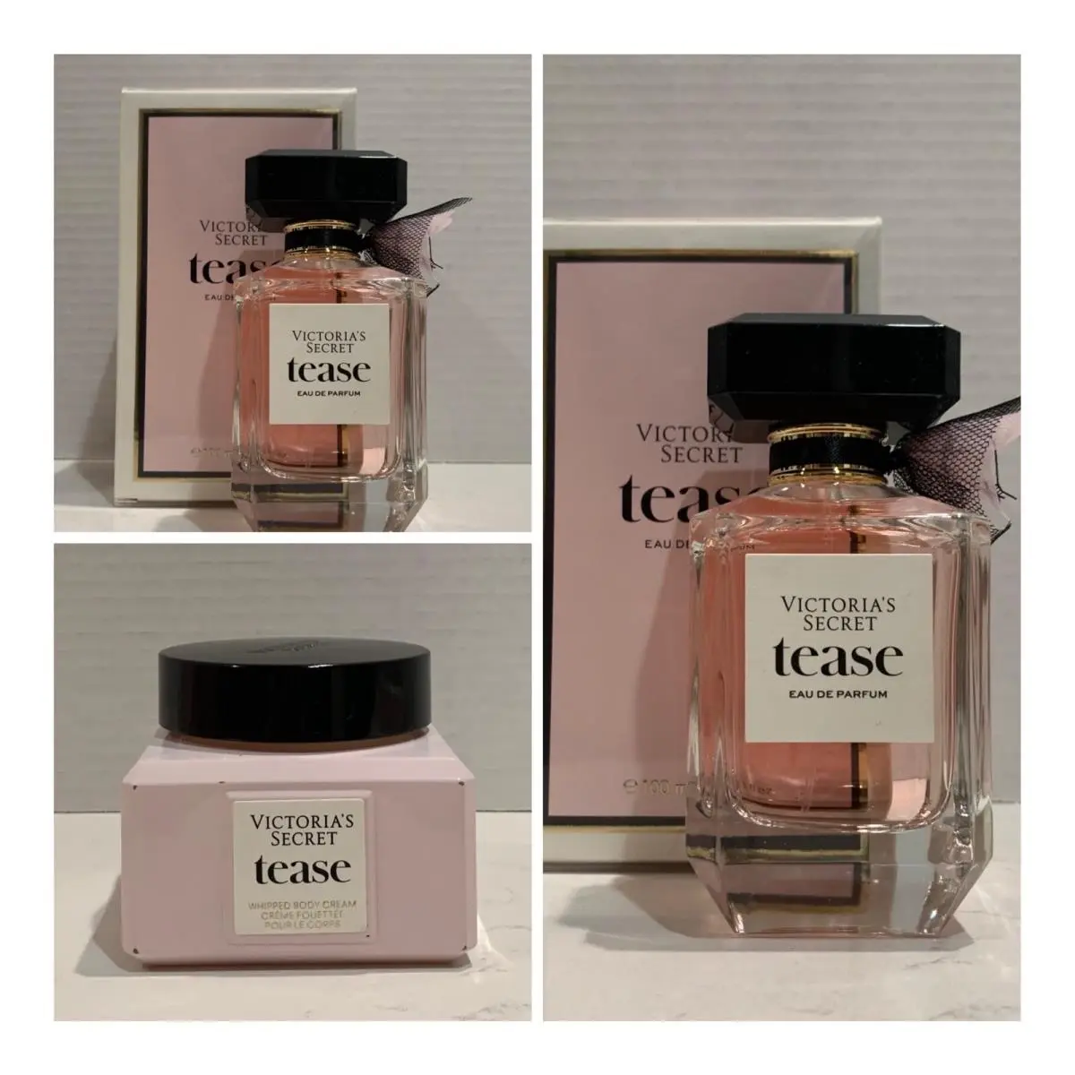 Victoria`s Secret Tease Eau de Parfum 3.4 Fl.oz. 2 and Body Cream by Victoria's Secret