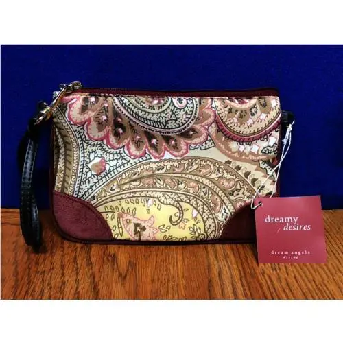 Out of Stock ..victoria`s Secret Dream Angel Zippered Make up Bag Clutch Purse by Victoria's Secret