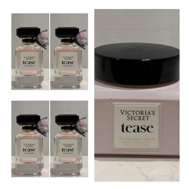 Victoria`s Secret Tease Eau de Parfum 1.7 Fl.oz. 4 and Body Cream by Victoria's Secret