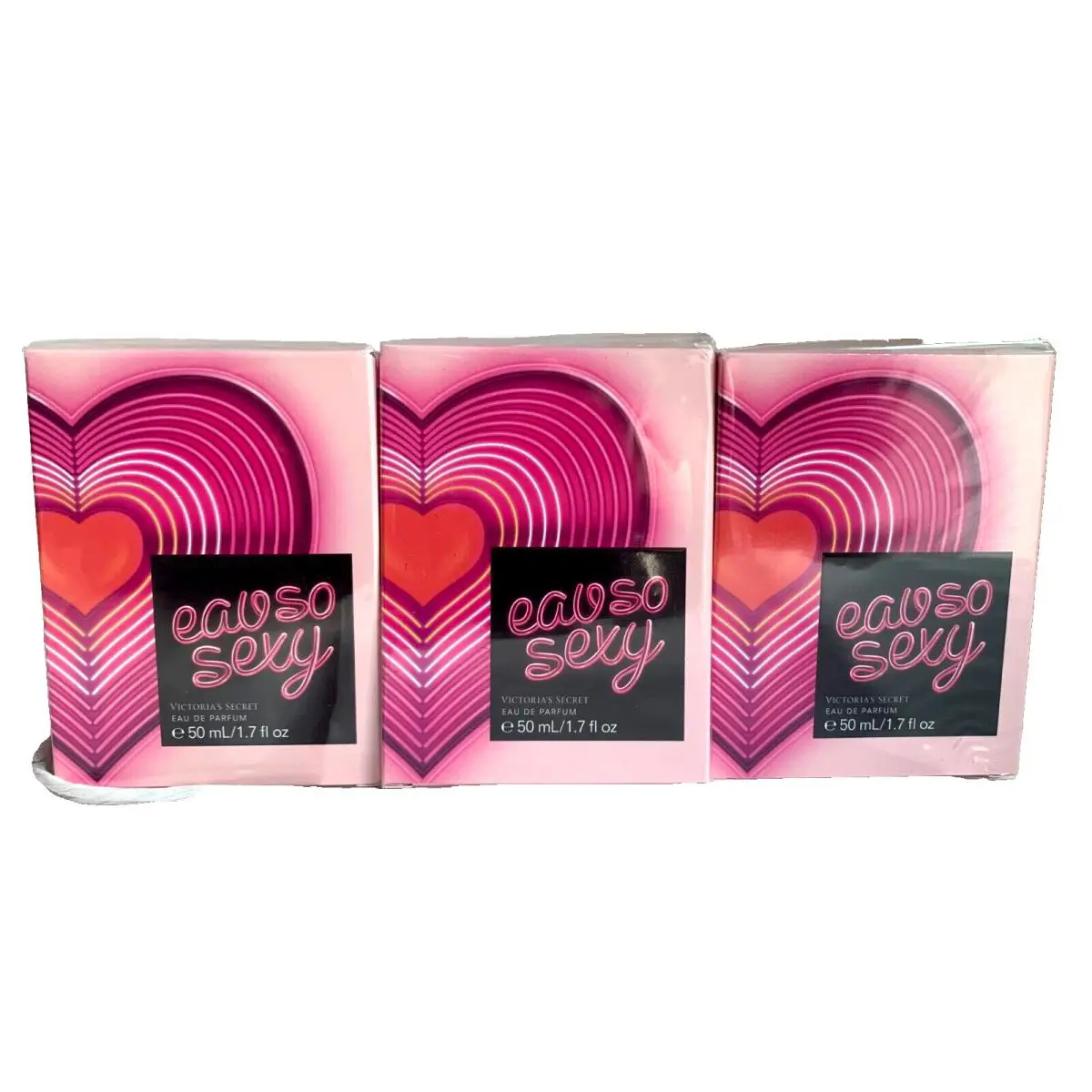 Victoria`s Secret Eau SO Sexy Eau De Parfum Perfume 1.7 fl oz Lot 3