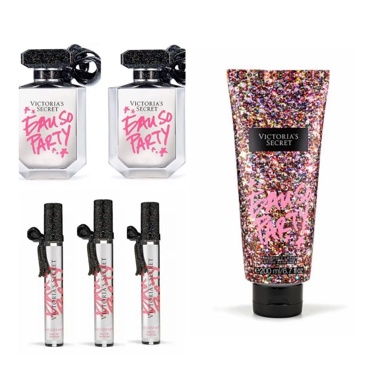 Victoria’s Secret Eau SO Party Edp 1.7 Fl.oz. 2 / Rollerball 3 / Lotion