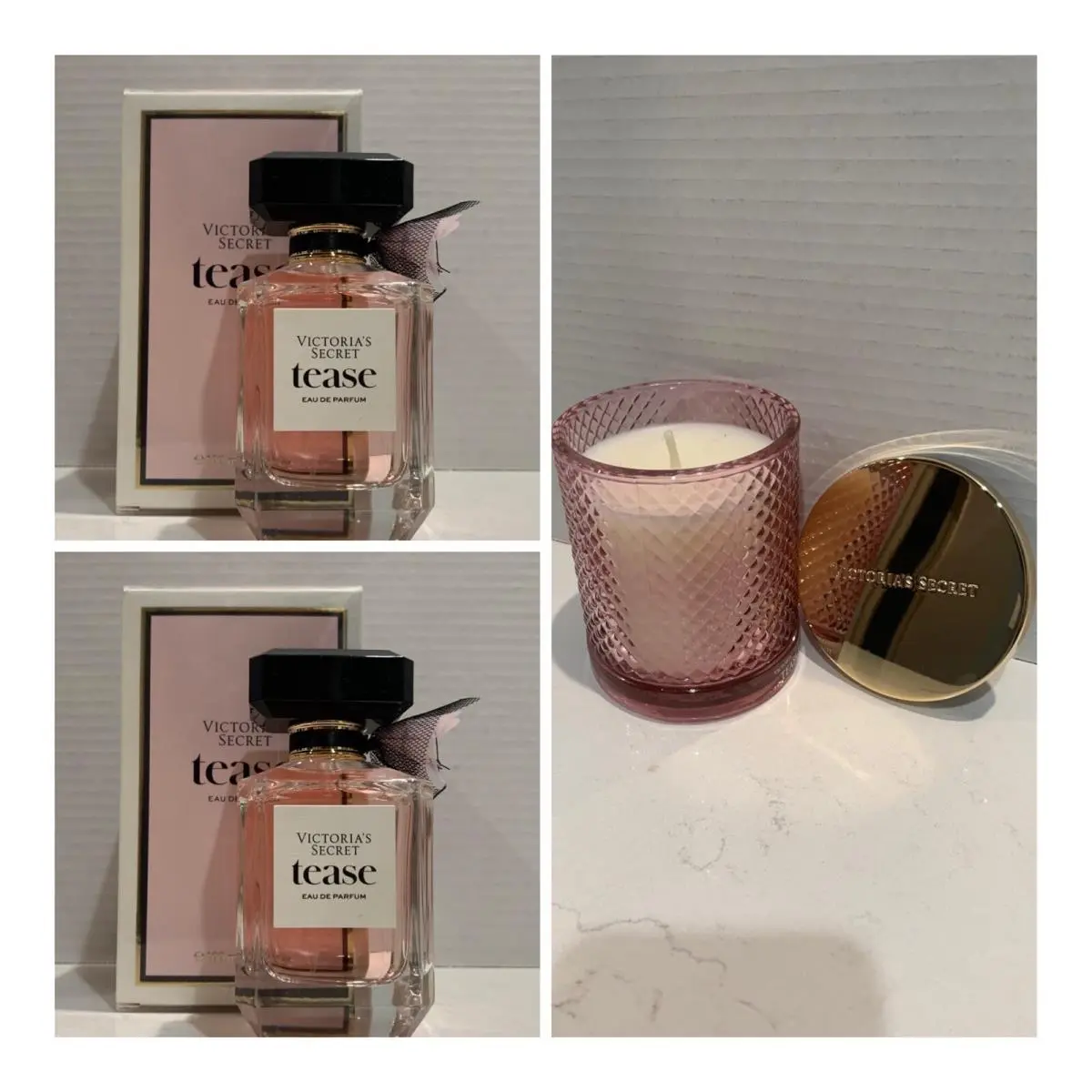 Victoria`s Secret Tease Eau de Parfum 3.4 Fl.oz. 2 and Fragrance Candle by Victoria's Secret