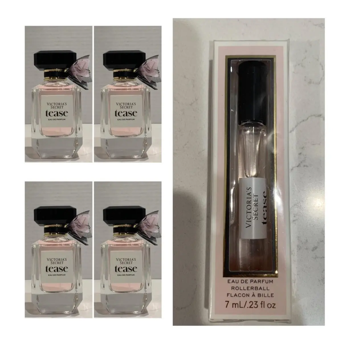 Victoria`s Secret Tease Eau de Parfum 1.7 Fl.oz. 4 and Rollerball by Victoria's Secret