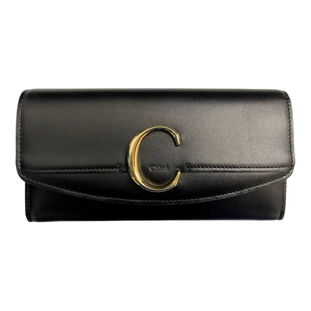 Chloe Long Wallet Women Black