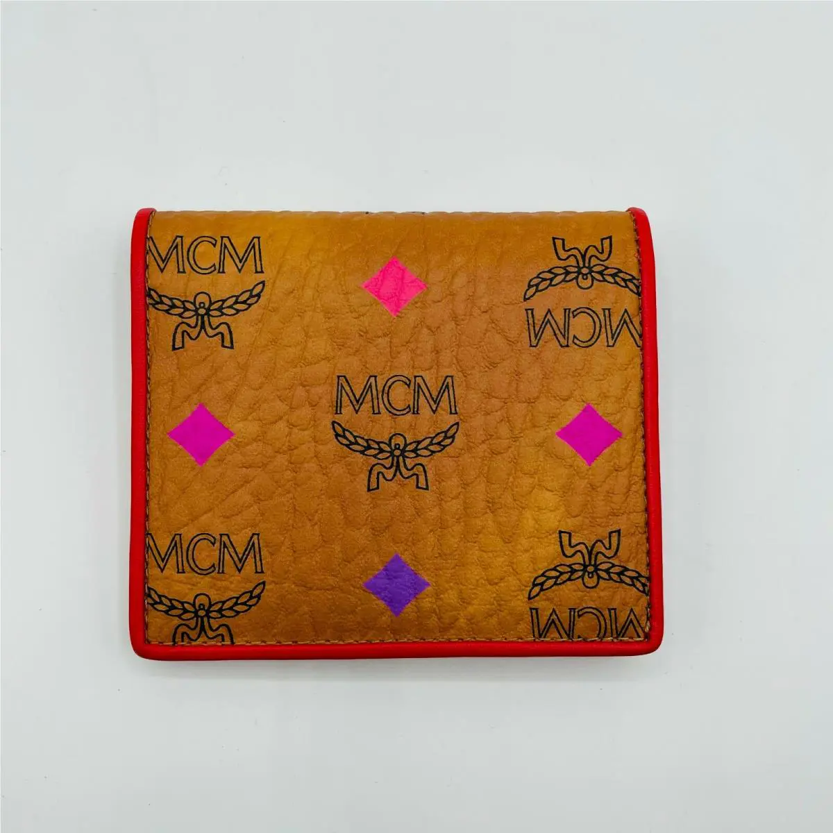 Mcm Spectrum Diamond Rainbow Logo Visetos Id Wallet MYSAASV01