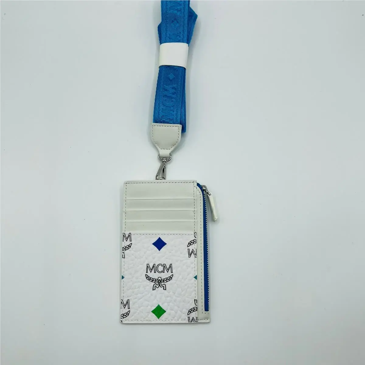 Mcm Spectrum Rainbow Logo Visetos Lanyard Card Case MYAAASV01