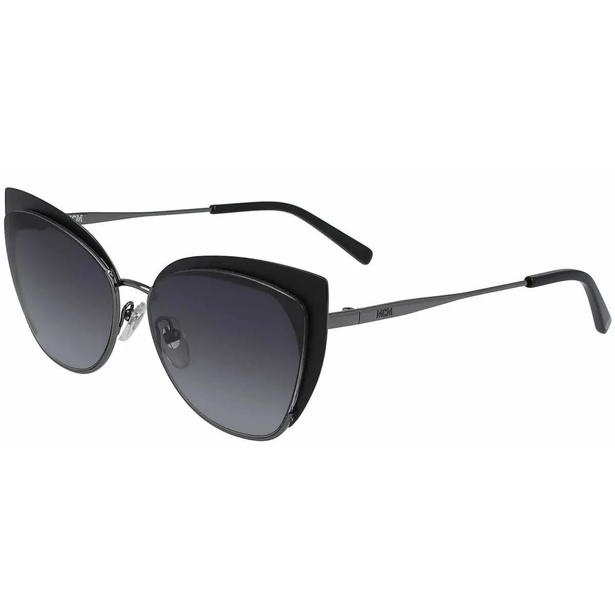 Mcm MCM144S-069 Women`s Dark Ruthenium Cat-eye Sunglasses Grey Gradient Lens