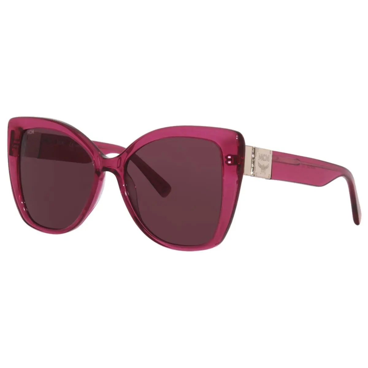 Mcm 724S 620 Sunglasses Women`s Strawberry/pink Lenses Square Shape 56mm by MCM