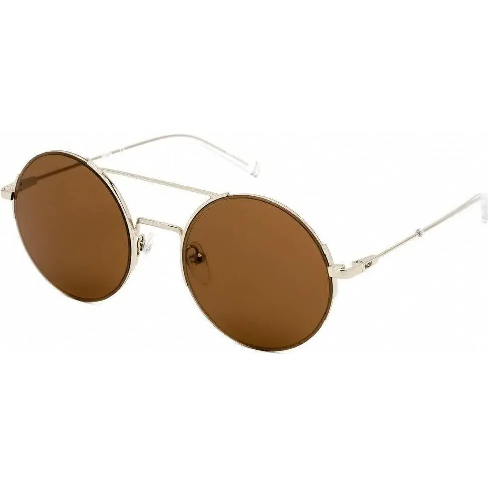 Mcm Gold Sunglasses with Brown Lenses Mcm Case by MCM
