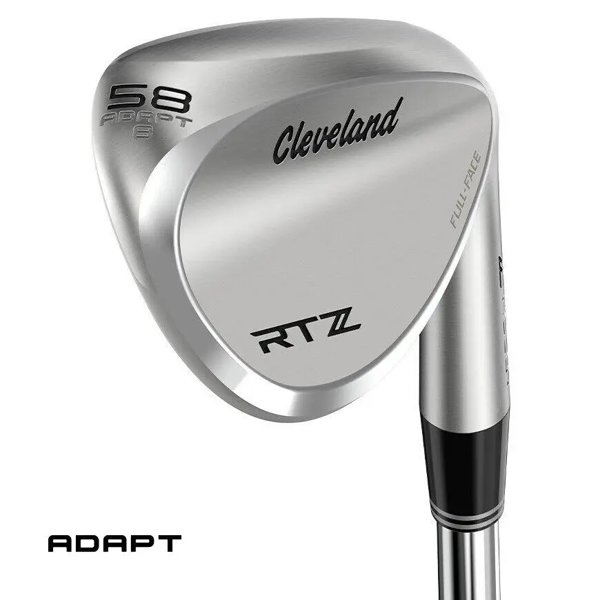Cleveland Rtz Full Face Wedge - Adapt - 2025 - Choose Your Loft Bounce - Tour Raw, Lie Angle: Black