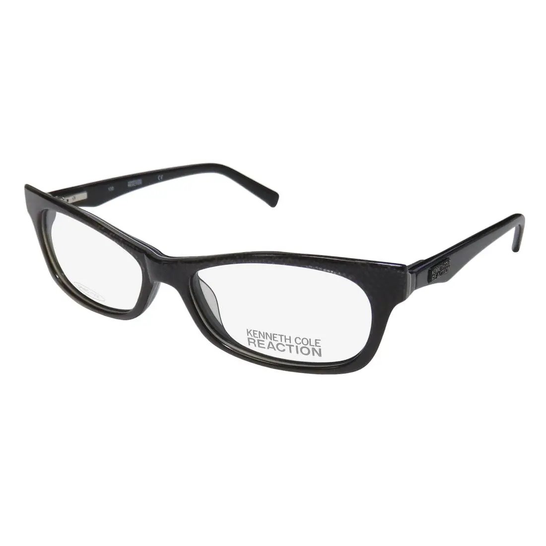 746 School Teacher Look Cat Eye Eyeglass Frame/eyewear/glasses Black / Pattern by Kenneth Cole