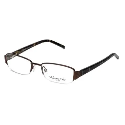 Designer Reading Glasses KC0164-048-50 mm in Brown Marble Pik Power +2.50 by Kenneth Cole