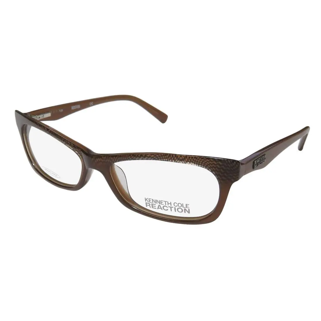 Kenneth Cole 746 Eyeglass Frame 53-15-135 Brown 050 Womens Plastic Full-rim