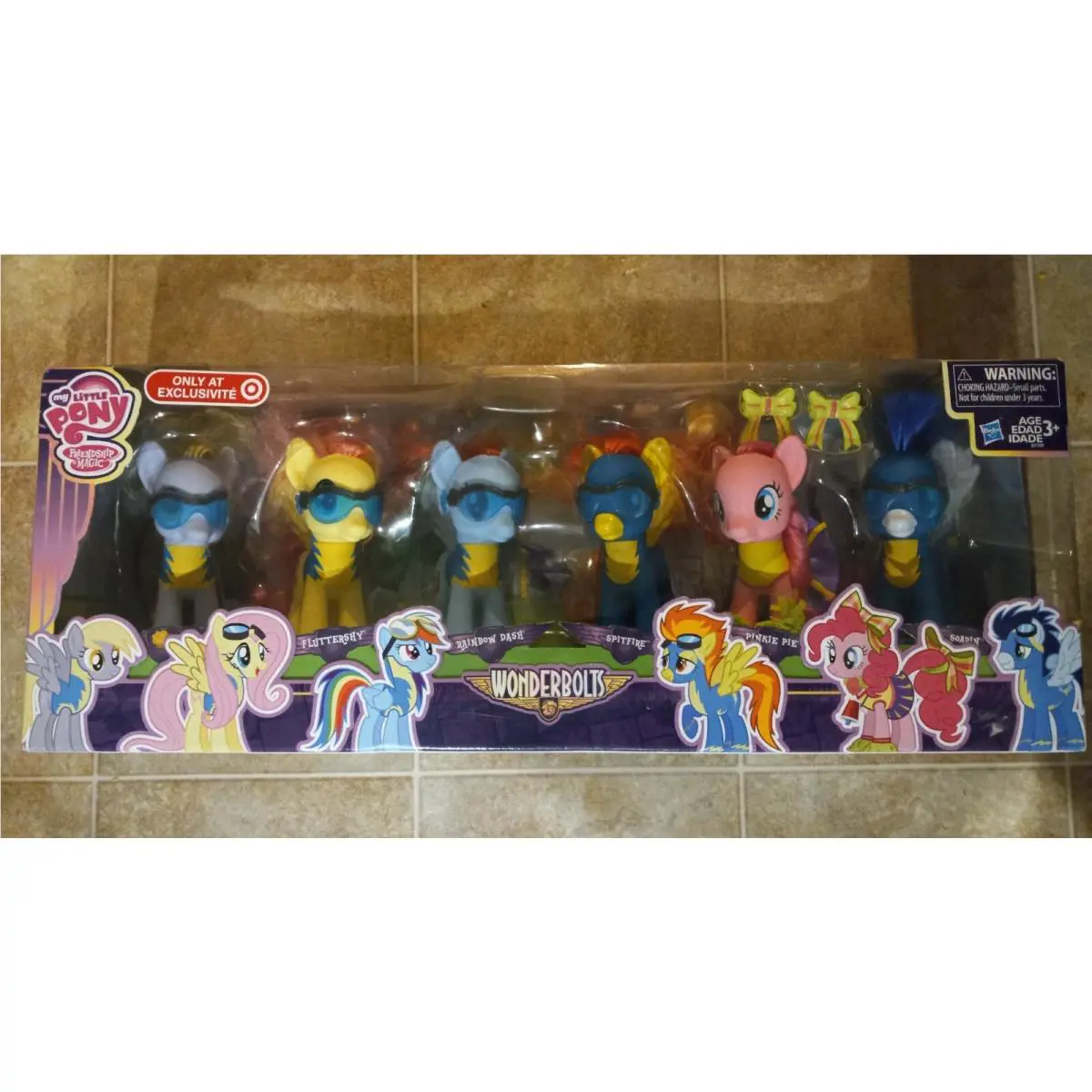 My Little Pony Wonderbolts 6 Figure Set Target Exclusive - Nip