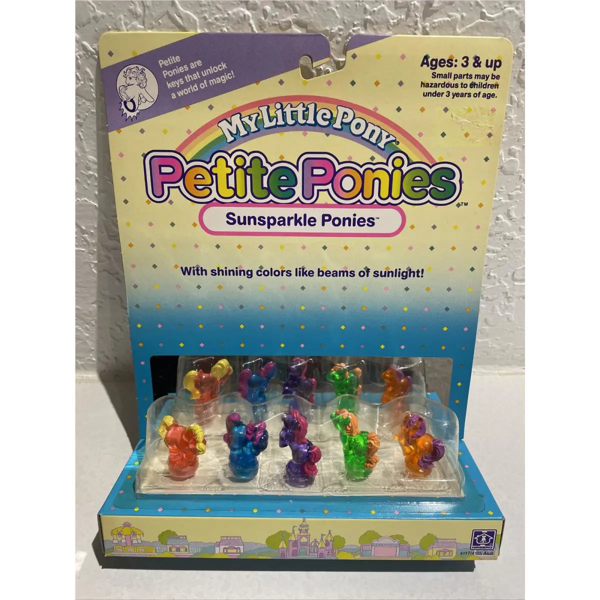 My Little Pony Petite Ponies Sunsparkle Ponies Hasbro 1989