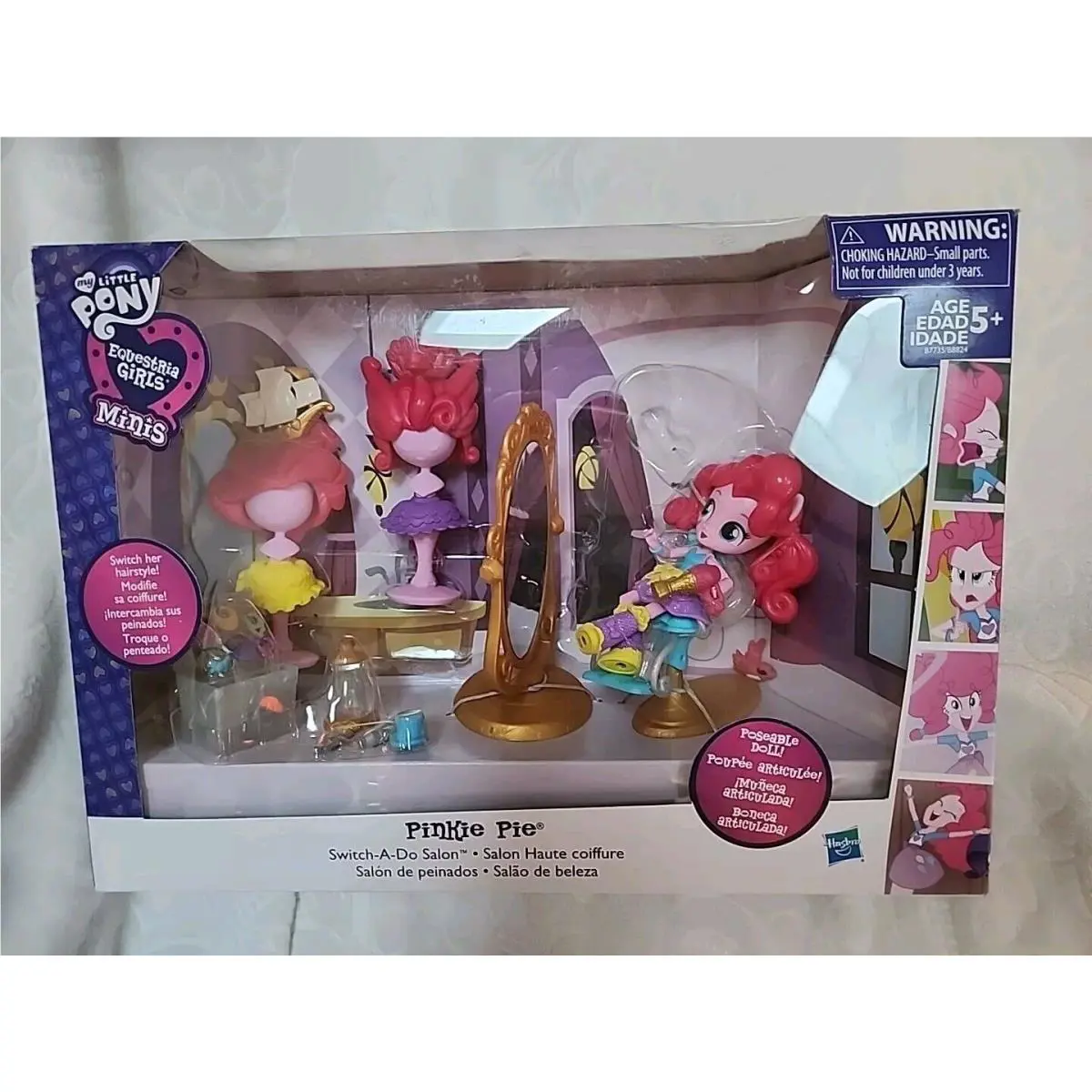 My Little Pony◇equestria Girls Minis◇pinkie Pie Switch-a-do Salon Figure Chair