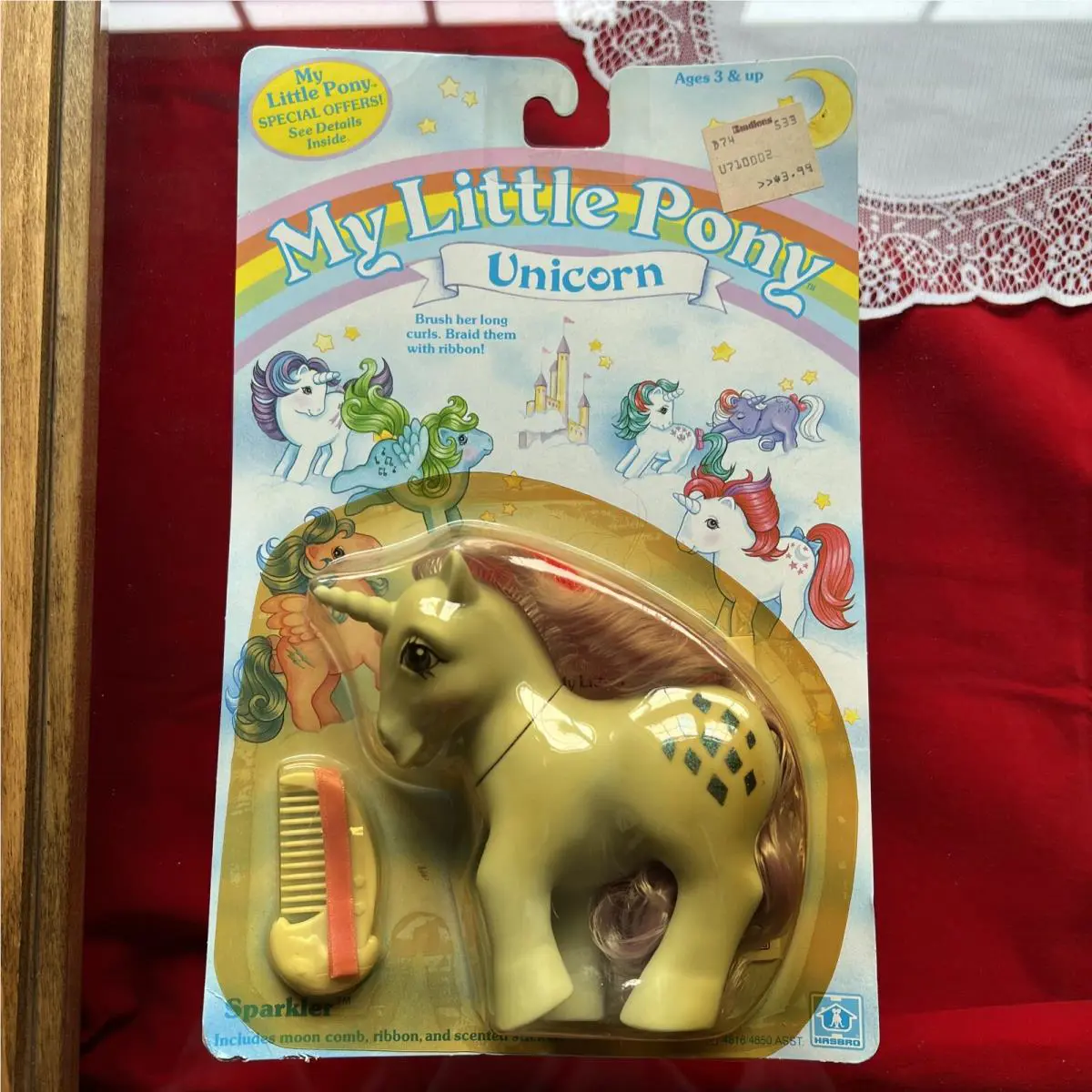 1985 My Little Pony Unicorn: Sparkler Nic BY Hasbro