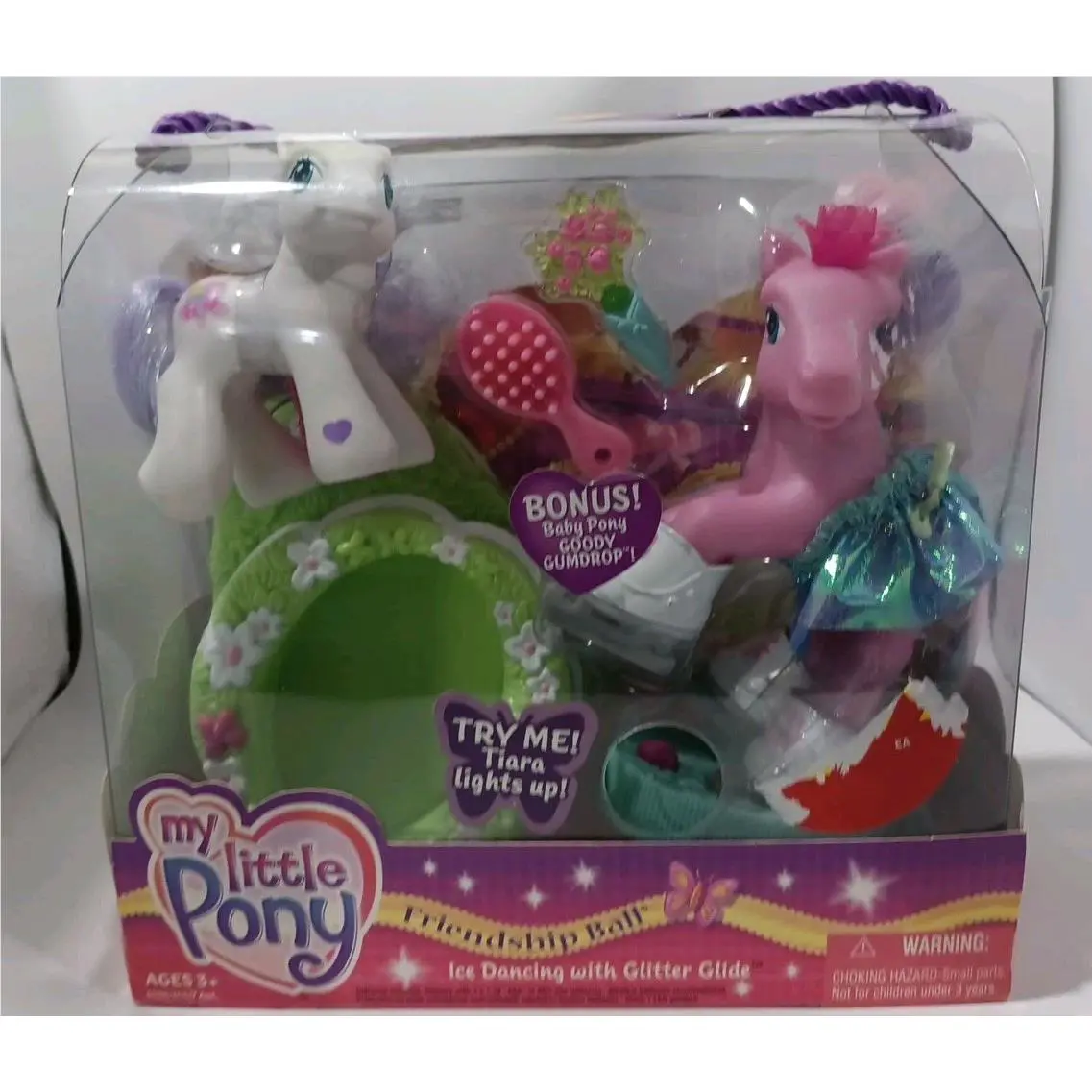 My Little Pony Friendship Ball Ice Dancjng Win Glitter Glide Baby Goody Gumdrop