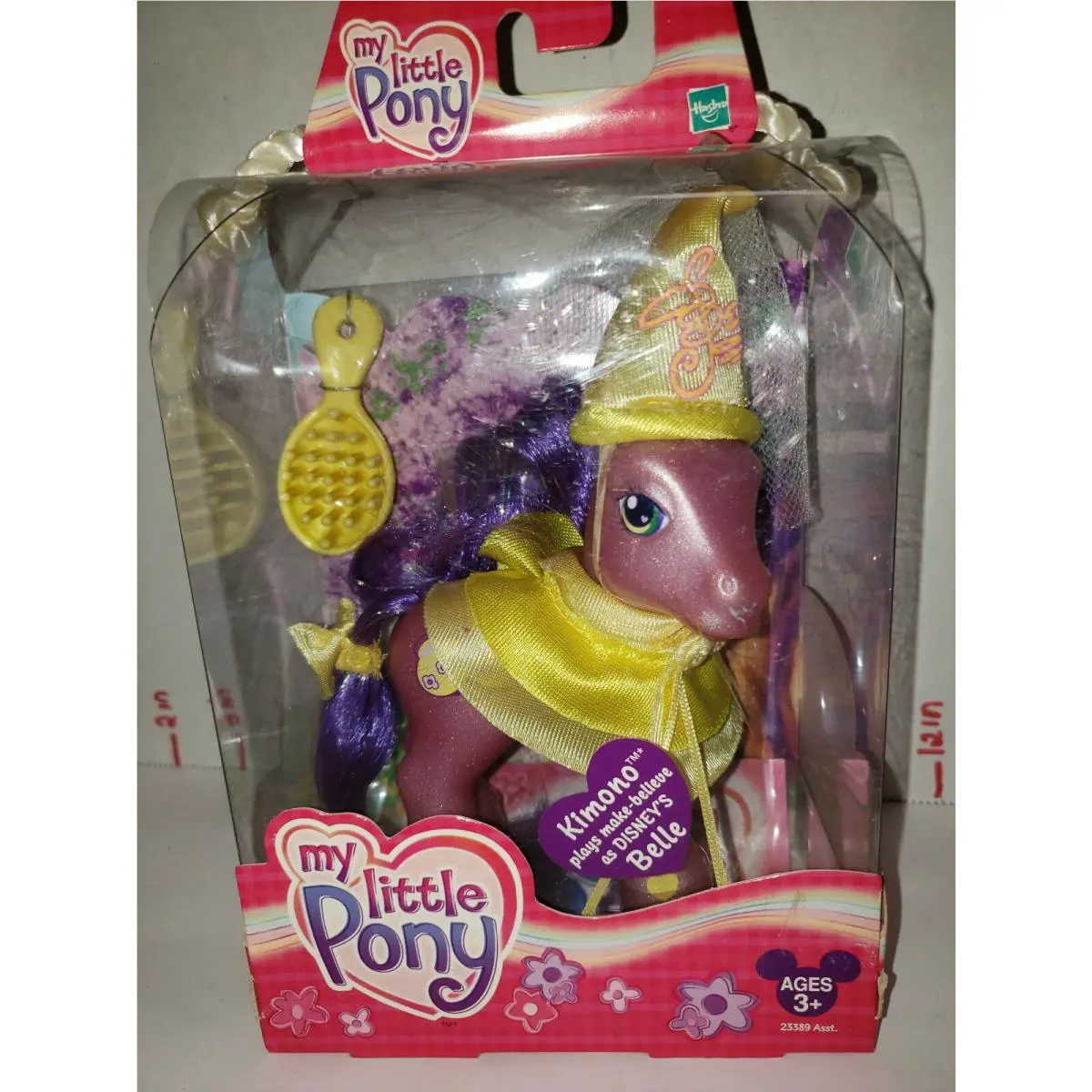 My Little Pony G3 Disney Princess Exclusive Kimono as Belle Hasbro 2003 Nib. b