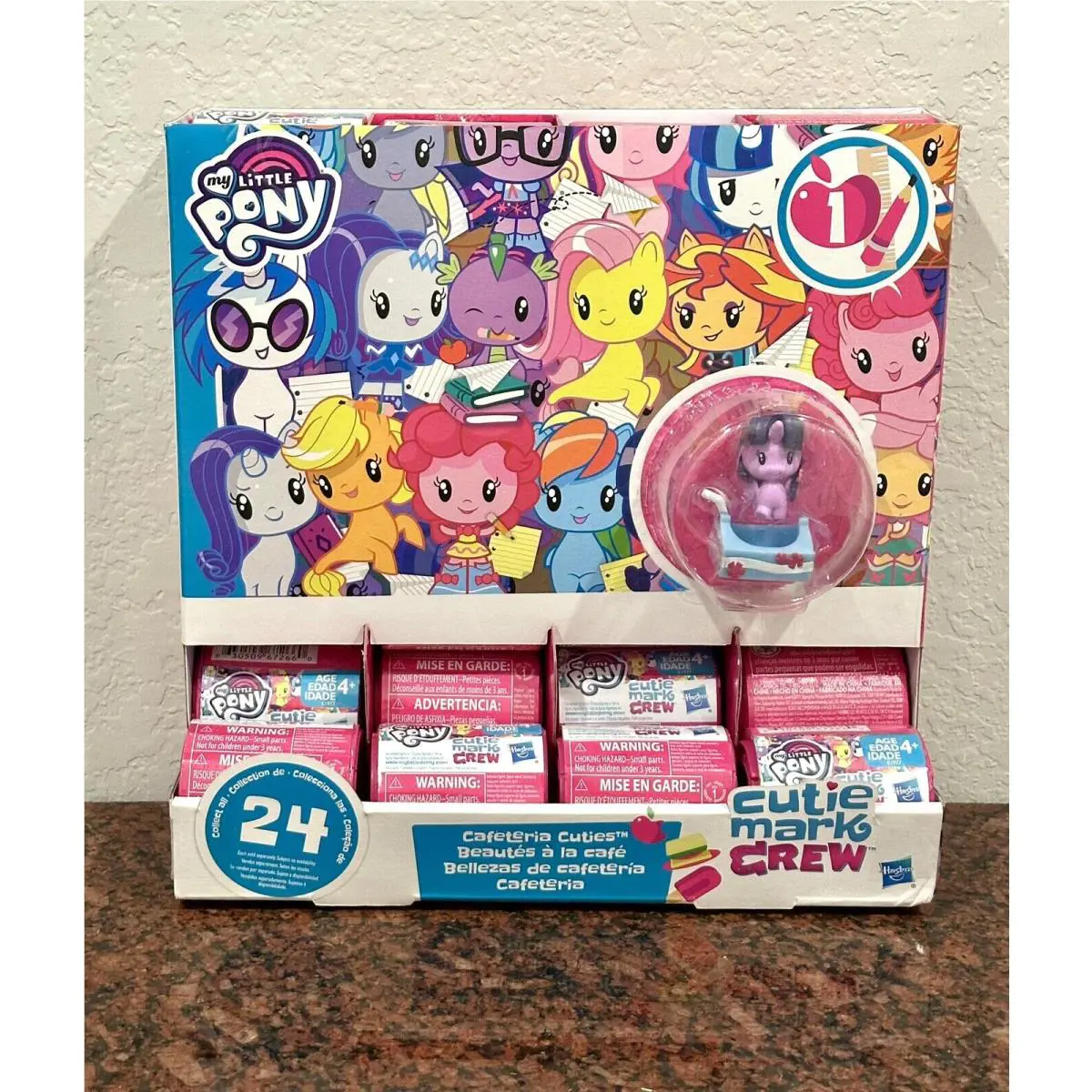 My Little Pony Cutie Mark Crew Series 1 Cafeteria Cuties Full Display Box Of 24
