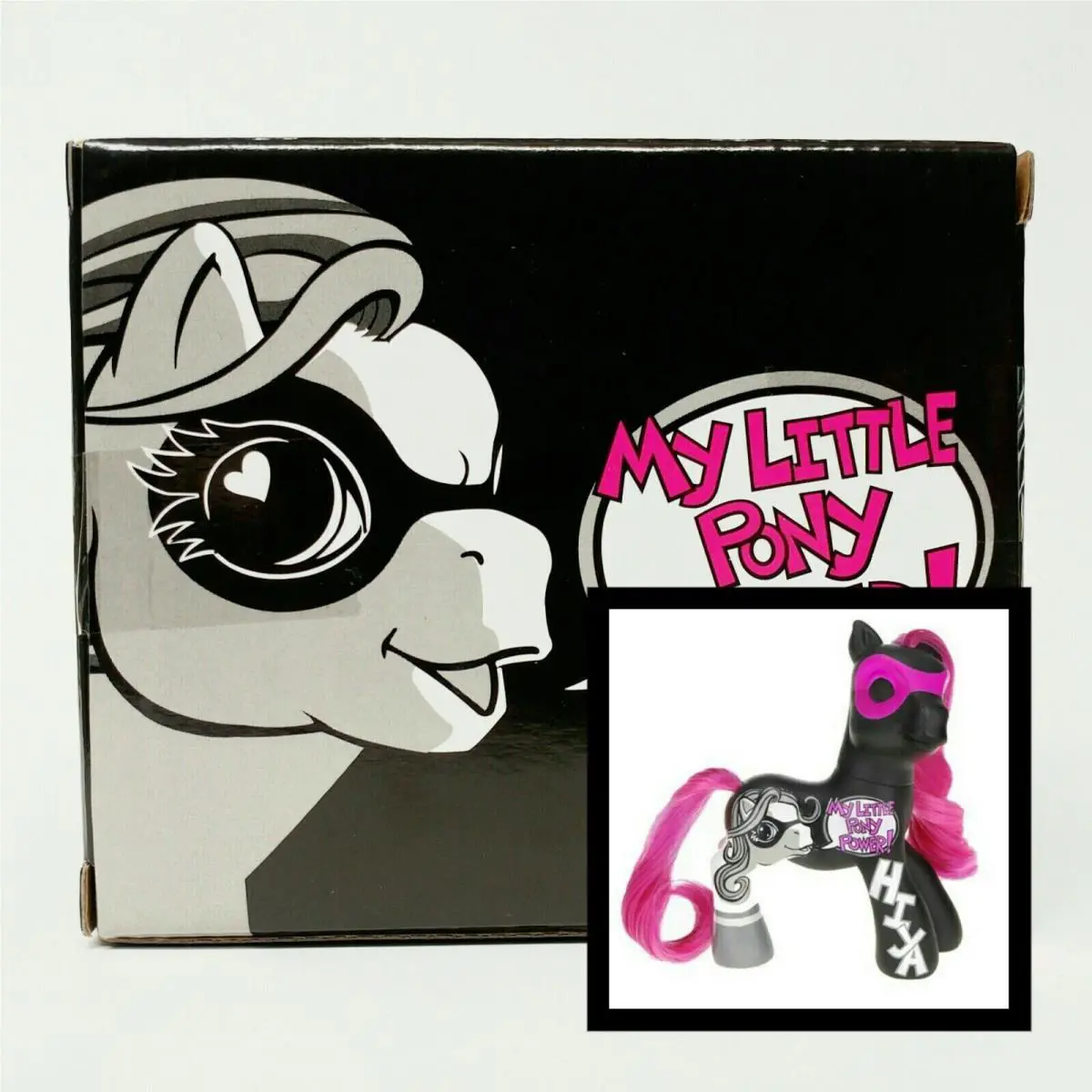 My Little Power Pony 2008 San Diego Comic Con Secret Identity Ninja Pink Black